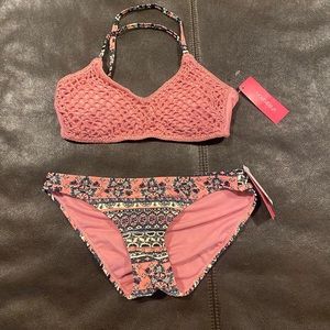 Xhilaration NWT Two piece bikini XS bottoms S top